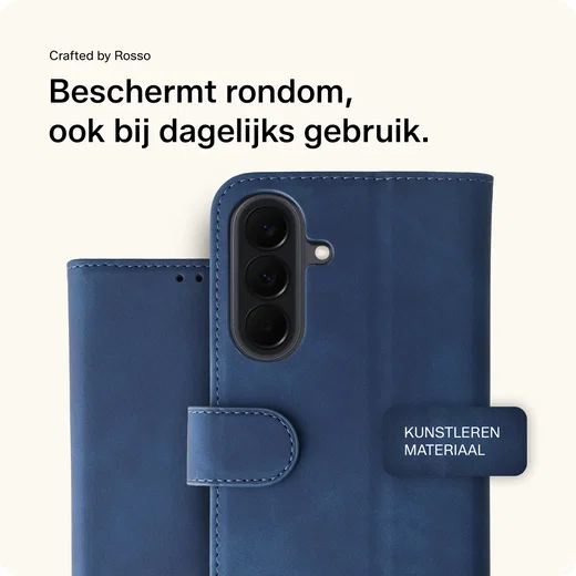 Rosso Element Samsung Galaxy A36 Hoesje Book Case Wallet Blauw afbeelding 2