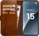 Rosso Element Xiaomi 15 Hoesje Book Case Wallet Bruin