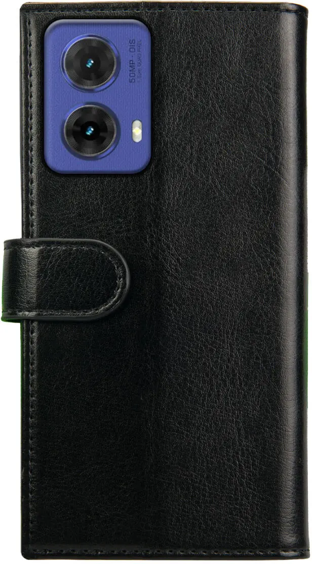 Rosso Element Motorola Moto G85 Hoesje Book Case Wallet Zwart afbeelding 2