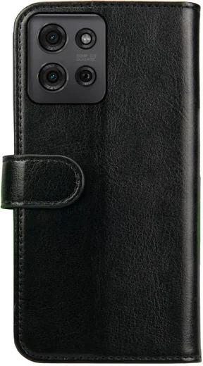 Rosso Element Motorola Moto G75 Hoesje Book Case Wallet Zwart afbeelding 2