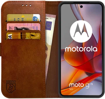 RankOne Leren hoesje voor Motorola Moto Edge 50 Pro (6,7 inch / 6,7