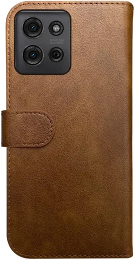 Rosso Element Motorola Moto G75 Hoesje Book Case Wallet Bruin afbeelding 2