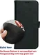 Rosso Deluxe Apple iPhone 17e / 16e Hoesje Echt Leer Book Case Zwart afbeelding 7