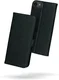 Rosso Deluxe Apple iPhone 17e / 16e Hoesje Echt Leer Book Case Zwart afbeelding 8