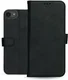 Rosso Deluxe Apple iPhone 17e / 16e Hoesje Echt Leer Book Case Zwart afbeelding 9