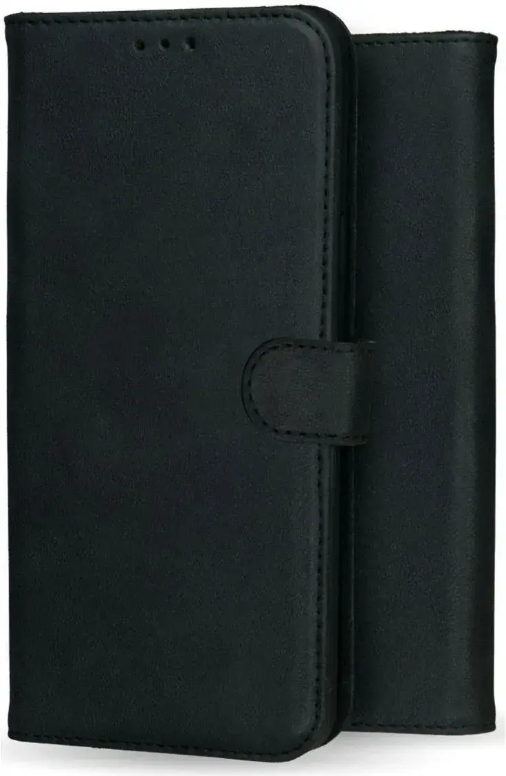 Rosso Deluxe Samsung Galaxy A36 Hoesje Echt Leer Book Case Zwart afbeelding 11