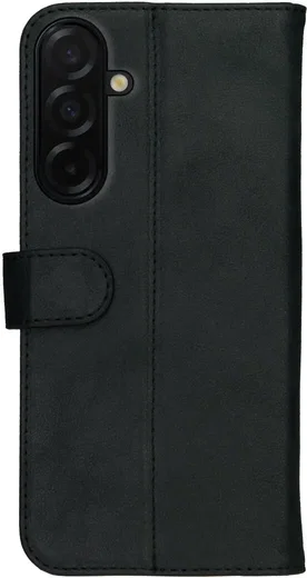 Rosso Deluxe Samsung Galaxy A36 Hoesje Echt Leer Book Case Zwart afbeelding 10