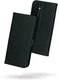 Rosso Deluxe Samsung Galaxy A36 Hoesje Echt Leer Book Case Zwart afbeelding 2