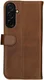 Rosso Deluxe Samsung Galaxy A36 Hoesje Echt Leer Book Case Bruin afbeelding 8