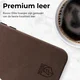 Rosso Elite Apple iPhone 17e / 16e Hoesje Leer Back Cover MagSafe Bruin afbeelding 3