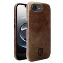 Rosso Elite Apple iPhone 17e / 16e Hoesje Leer Back Cover MagSafe Bruin