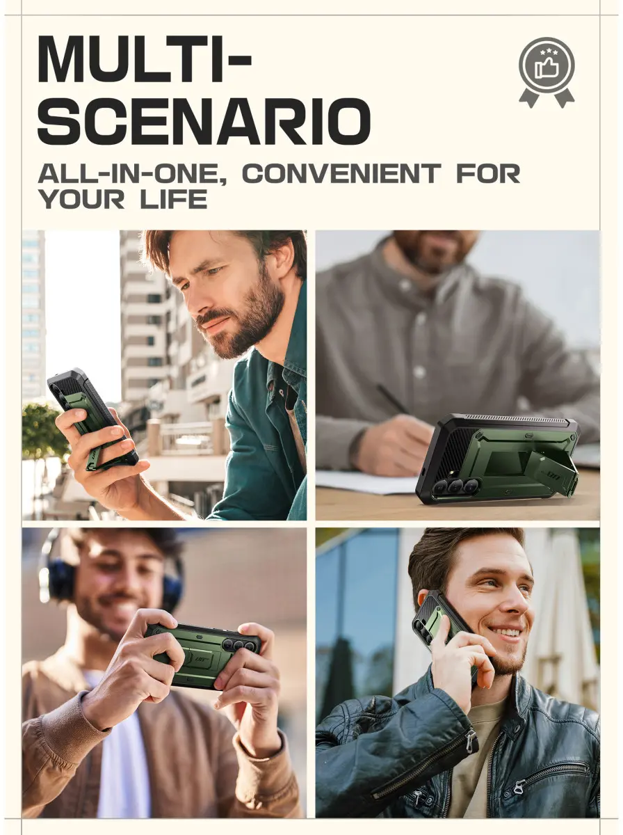 SUPCASE UB Pro Samsung Galaxy S25 Hoesje Full Protect Kickstand Groen afbeelding 9