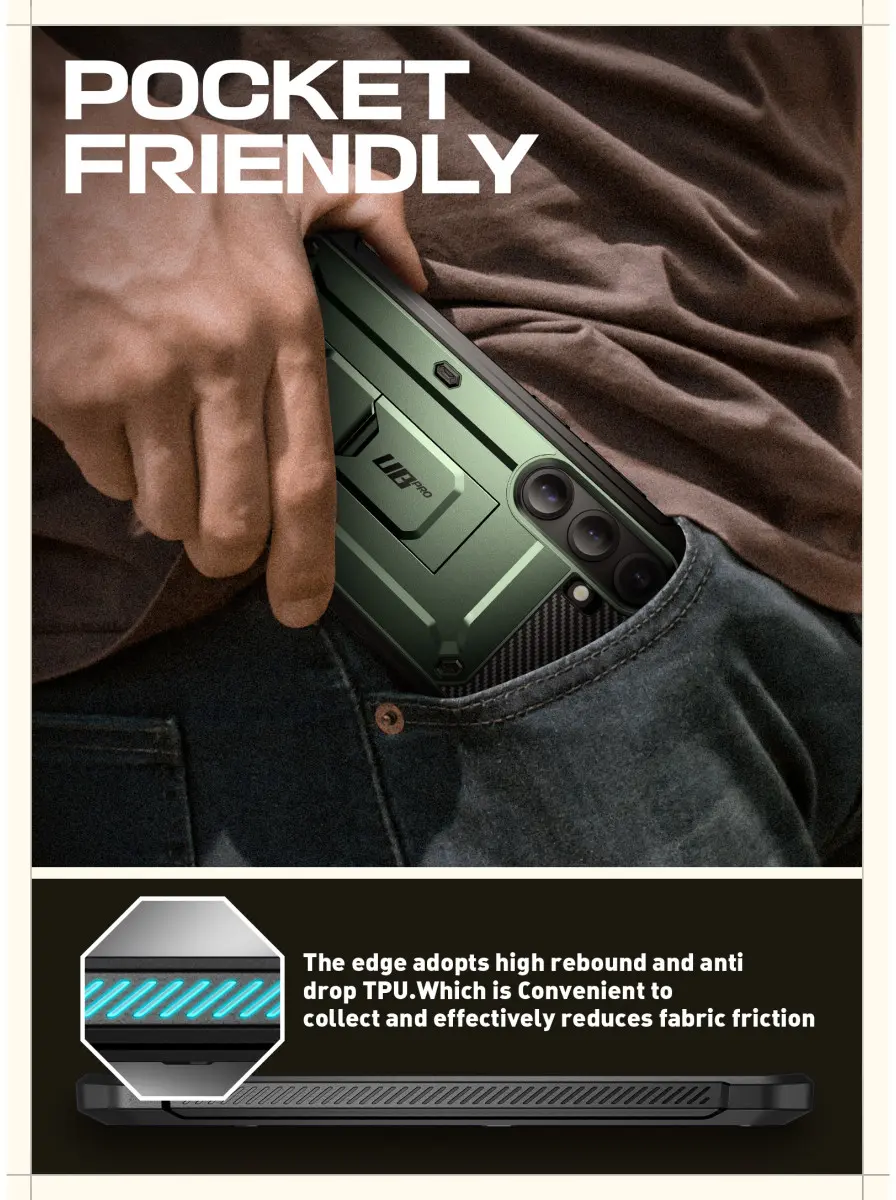 SUPCASE UB Pro Samsung Galaxy S25 Plus Hoesje Full Protect Kickstand Groen afbeelding 9