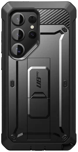 SUPCASE UB Pro Samsung Galaxy S25 Ultra Hoesje Full Protect Kickstand Zwart afbeelding 2