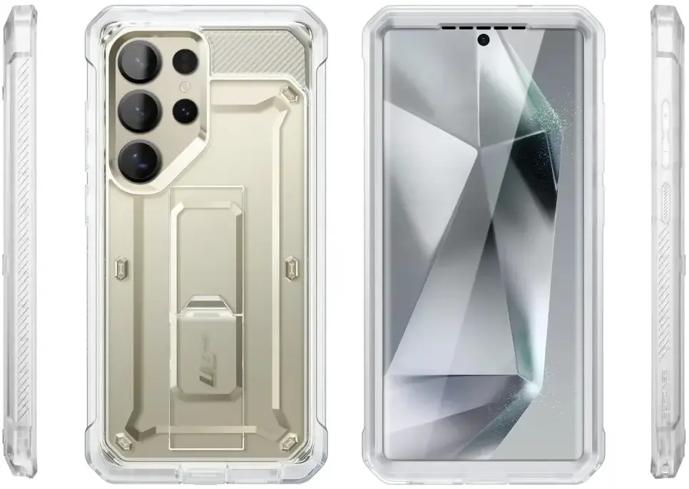 SUPCASE UB Pro Samsung Galaxy S25 Ultra Hoesje Full Protect Kickstand Clear afbeelding 13