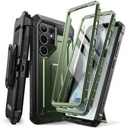 SUPCASE UB Pro Samsung Galaxy S25 Ultra Hoesje Full Protect Kickstand Groen afbeelding