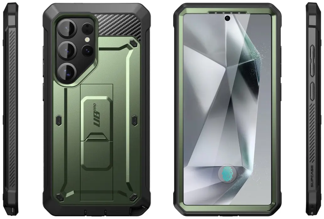 SUPCASE UB Pro Samsung Galaxy S25 Ultra Hoesje Full Protect Kickstand Groen afbeelding 13
