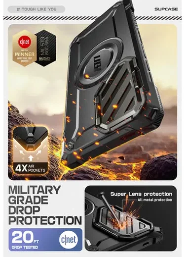 SUPCASE UB Pro MagXT Samsung Galaxy S25 Ultra Hoesje Camera Protector Zwart afbeelding 6