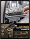 SUPCASE UB Grip Samsung Galaxy S25 Ultra Hoesje MagSafe / Qi2 Kickstand Zwart afbeelding 6