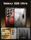 SUPCASE UB Grip Samsung Galaxy S25 Ultra Hoesje MagSafe / Qi2 Kickstand Rood afbeelding 3