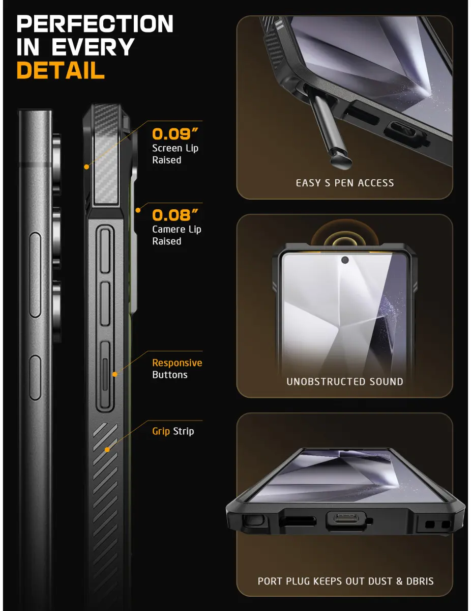 SUPCASE UB Grip Samsung Galaxy S25 Ultra Hoesje MagSafe / Qi2 Kickstand Groen afbeelding 10