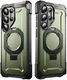 SUPCASE UB Grip Samsung Galaxy S25 Ultra Hoesje MagSafe / Qi2 Kickstand Groen afbeelding 12