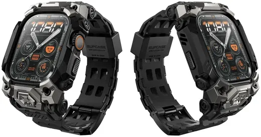 SUPCASE Unicorn Beetle Ore - Apple Watch Ultra (2) Hoesje en Bandje - Zwart afbeelding 10