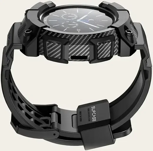 SUPCASE UB Pro - Google Pixel Watch 3 45MM Hoesje - met Bandje - Zwart afbeelding 7