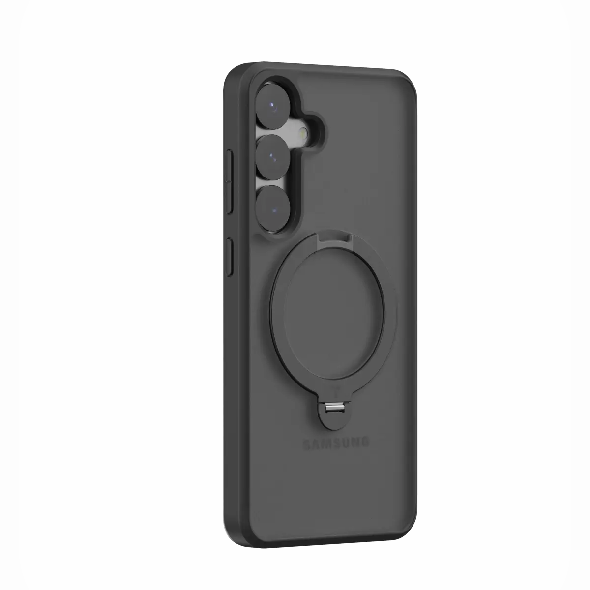 TORRAS Ostand Spin Magnetic Samsung Galaxy S25 Hoesje 360° Stand Zwart afbeelding 10