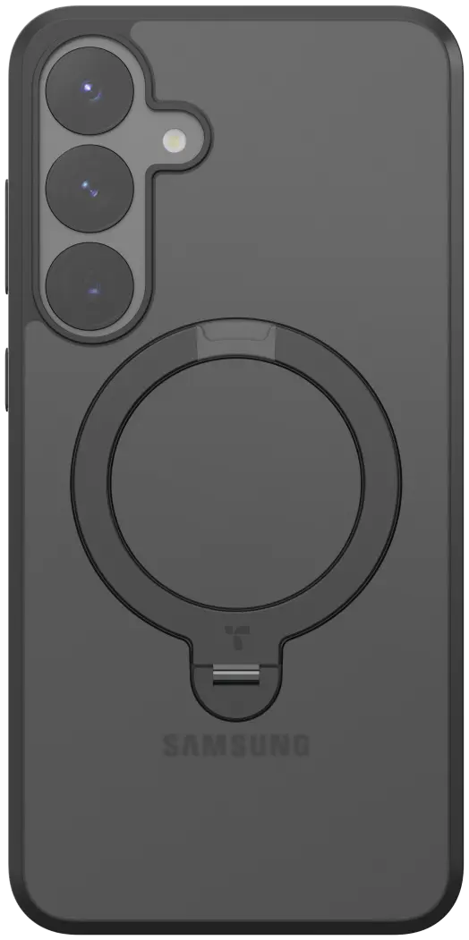 TORRAS Ostand Spin Magnetic Samsung Galaxy S25 Hoesje 360° Stand Zwart afbeelding 11
