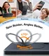 TORRAS Ostand Spin Magnetic Samsung Galaxy S25 Hoesje 360° Stand Zwart afbeelding 5
