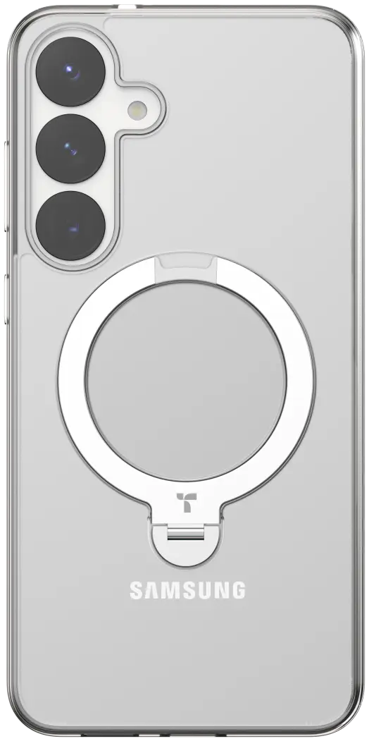 TORRAS Ostand Spin Magnetic Samsung Galaxy S25 Hoesje 360° Stand Transparant afbeelding 12