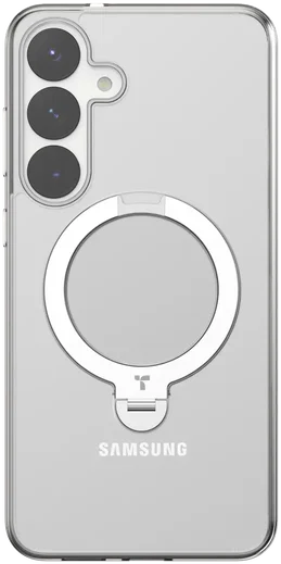 TORRAS Ostand Spin Magnetic Samsung Galaxy S25 Hoesje 360° Stand Transparant afbeelding 12