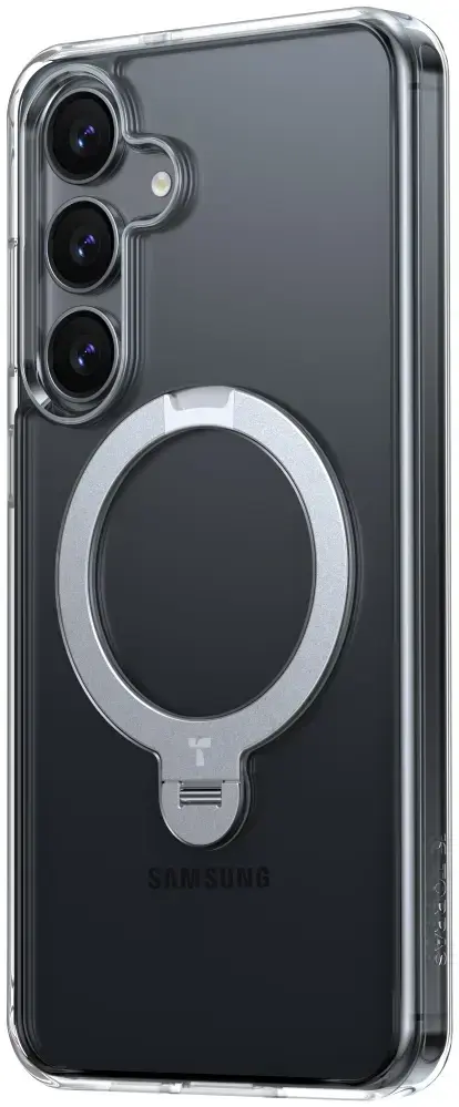 TORRAS Ostand Spin Magnetic Samsung Galaxy S25 Plus Hoesje 360° Stand Clear afbeelding 2