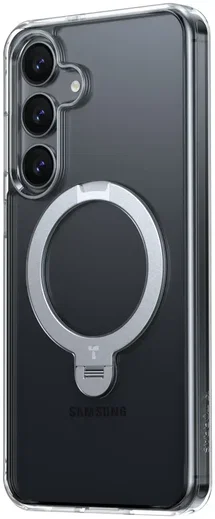 TORRAS Ostand Spin Magnetic Samsung Galaxy S25 Plus Hoesje 360° Stand Clear afbeelding 2