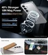 TORRAS Ostand Spin Magnetic Samsung Galaxy S25 Plus Hoesje 360° Stand Clear afbeelding 3