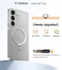 TORRAS Ostand Spin Magnetic Samsung Galaxy S25 Plus Hoesje 360° Stand Clear afbeelding 8