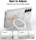 TORRAS Ostand Spin Magnetic Samsung Galaxy S25 Plus Hoesje 360° Stand Clear afbeelding 9