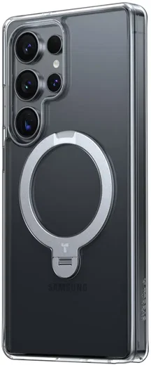 TORRAS Ostand Spin Magnetic Samsung Galaxy S25 Ultra Hoesje 360° Stand Clear afbeelding 2
