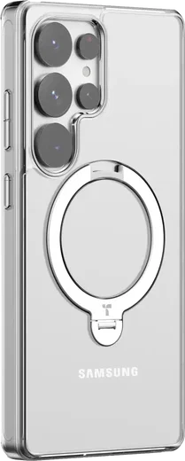 TORRAS Ostand Spin Magnetic Samsung Galaxy S25 Ultra Hoesje 360° Stand Clear afbeelding 15