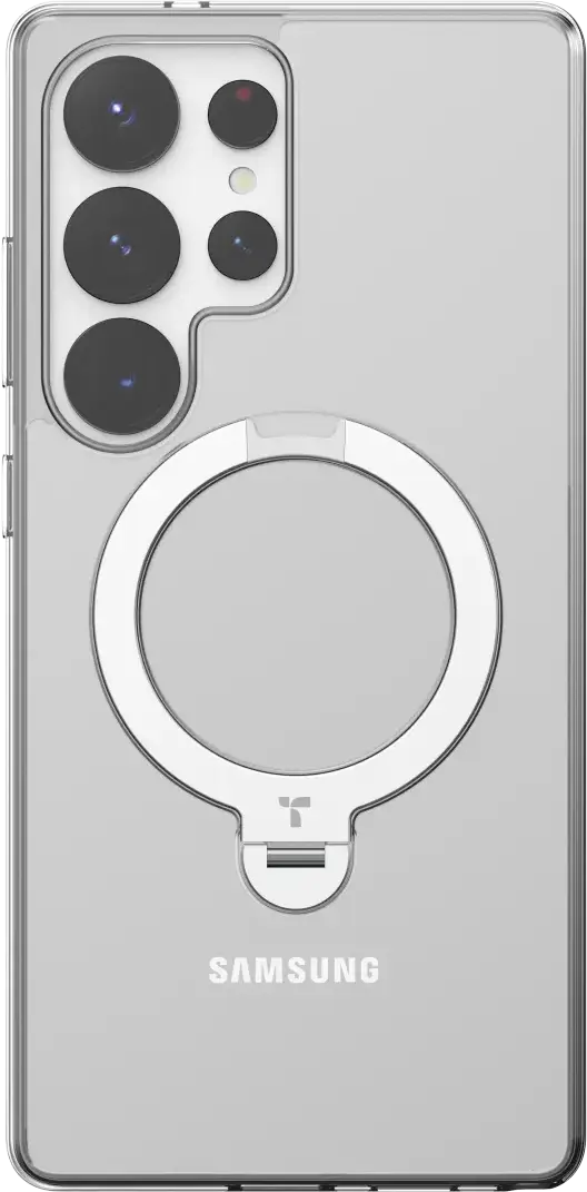 TORRAS Ostand Spin Magnetic Samsung Galaxy S25 Ultra Hoesje 360° Stand Clear afbeelding 16