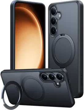 TORRAS Ostand Pro Magnetic Samsung Galaxy S25 Plus Hoesje 360° Stand Zwart