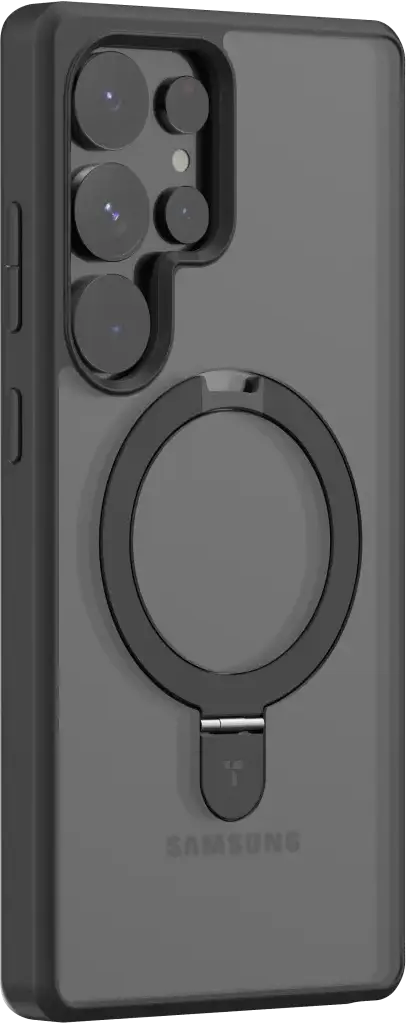 TORRAS Ostand Pro Magnetic Samsung S25 Ultra Hoesje met Stand Zwart afbeelding 2