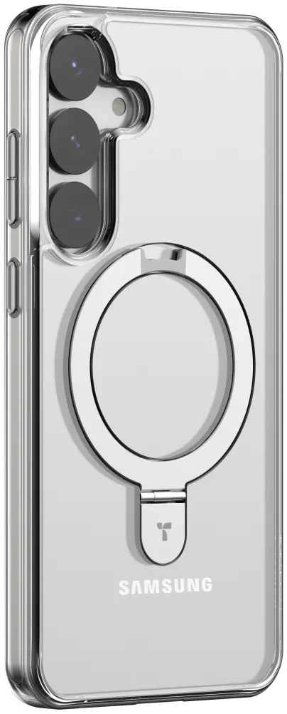TORRAS Ostand Pro Magnetic Samsung Galaxy S25 Plus Hoesje 360° Stand Transparant afbeelding 9