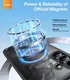 TORRAS Pstand Spin Magnetic Samsung Galaxy S25 Plus Hoesje 360° Kickstand Zwart afbeelding 4