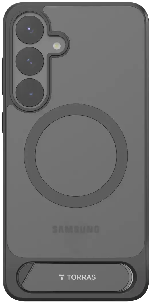 TORRAS Pstand Spin Magnetic Samsung Galaxy S25 Plus Hoesje 360° Kickstand Zwart afbeelding 13