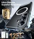 TORRAS Pstand Spin Magnetic Samsung Galaxy S25 Plus Hoesje 360° Kickstand Clear afbeelding 8