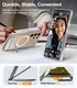 TORRAS Pstand Spin Magnetic Samsung Galaxy S25 Ultra Hoesje 360° Kickstand Clear afbeelding 4
