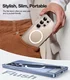 TORRAS Pstand Spin Magnetic Samsung Galaxy S25 Ultra Hoesje 360° Kickstand Clear afbeelding 6