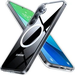 TORRAS Guardian Magnetic Samsung Galaxy S25 Plus Hoesje Back Cover Transparant afbeelding